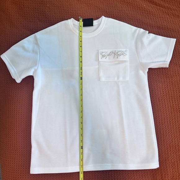 Project X Paris White TShirt with Front Pocket Streetwear - Picture 6 of 12